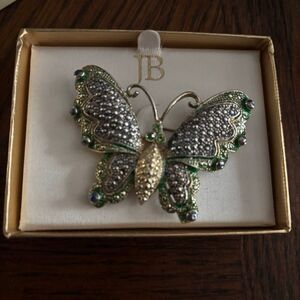 Jenny Buchanan Vintage Butterfly Brooch Pin